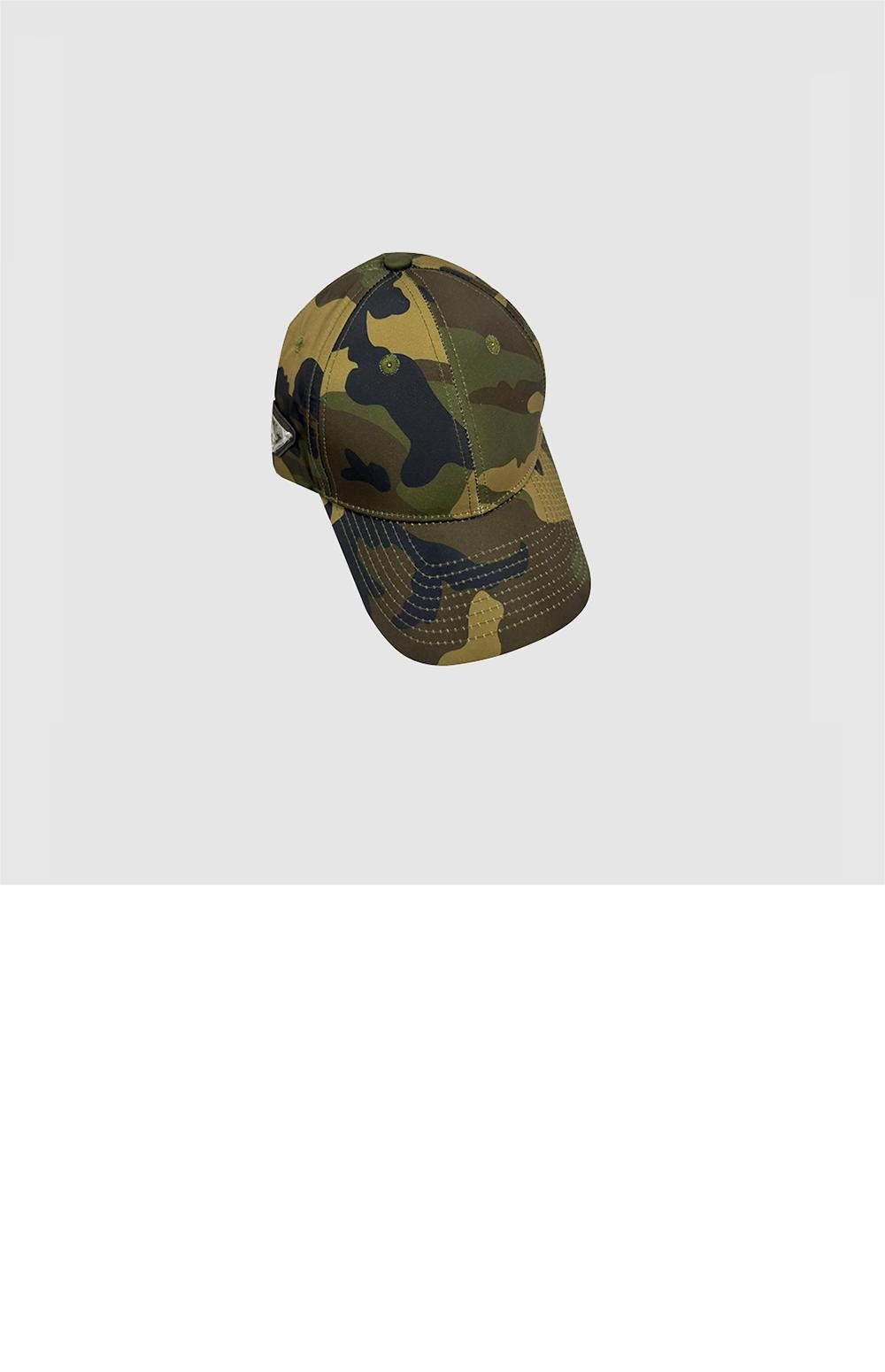 카무플라주 베이스볼 캡 1HC422 > 프라다