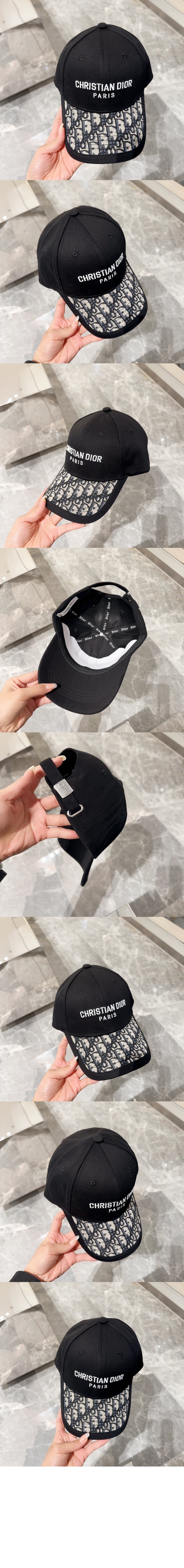 자수 베이스볼 캡 U64S3 > 디올