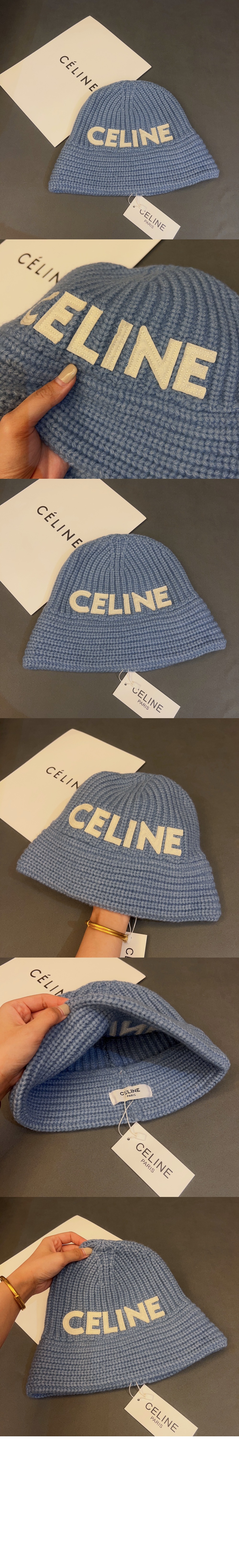 심리스 캐시미어 버킷햇 2A47T3 > 셀린느