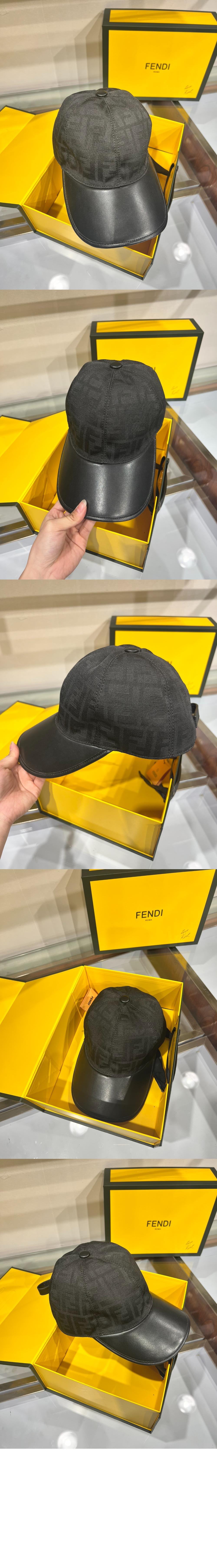 자카드 베이스볼 캡 FXQ768 > 펜디