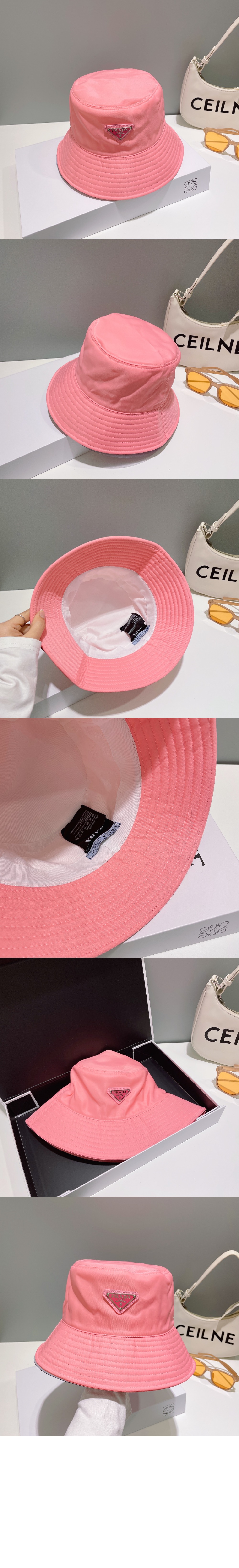 리나일론 버킷햇 1HC137 > 프라다