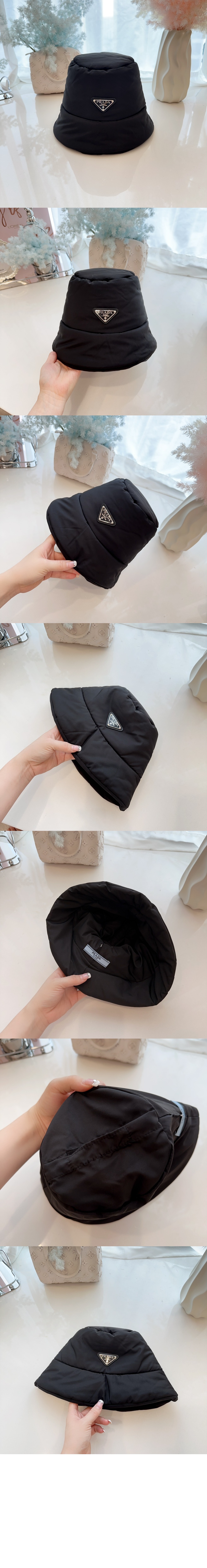 트라이앵글 버킷햇 1HC137 > 프라다