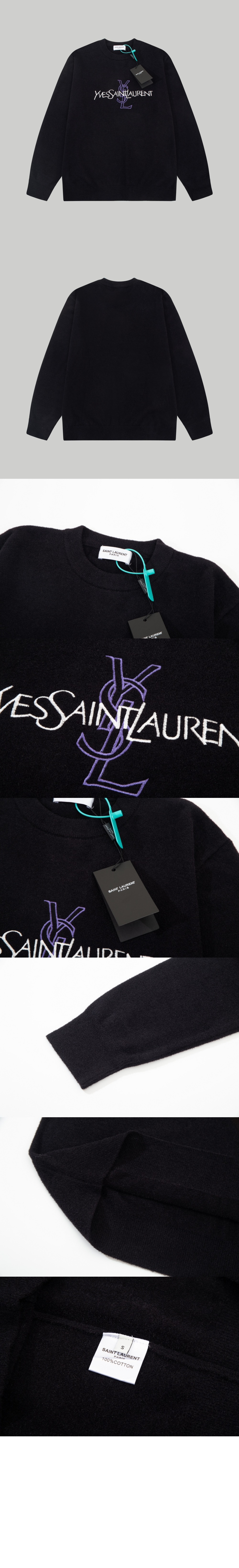 플라워 코튼 톱 > 생로랑