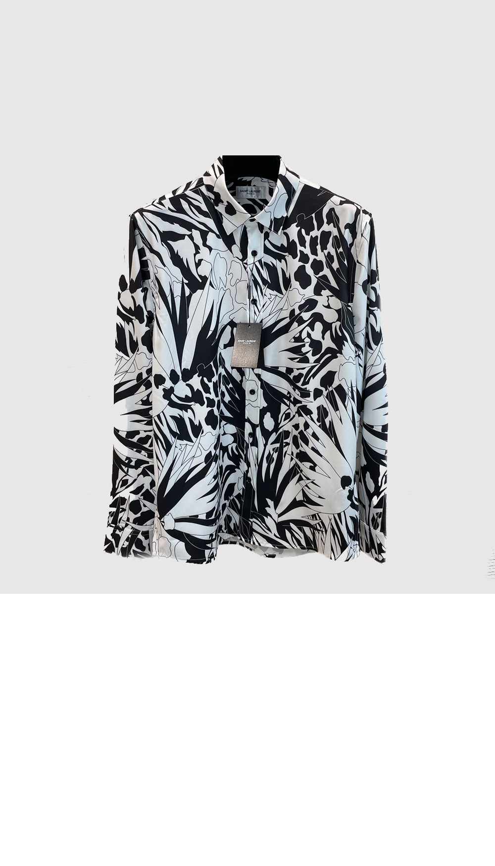 로고 프린트 반팔 > 생로랑