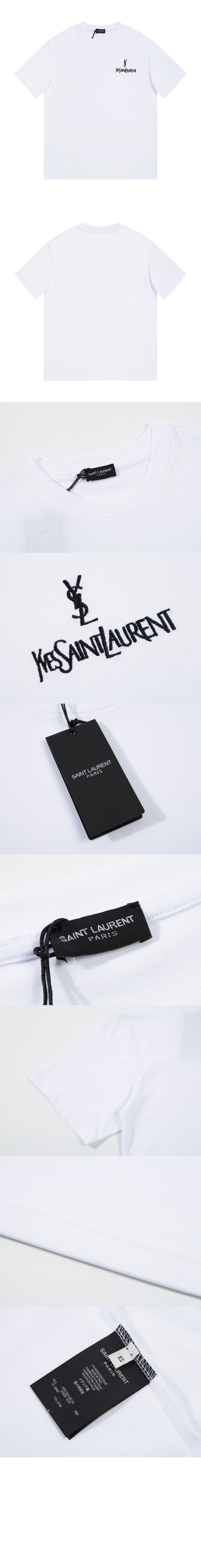 로고 프린트 반팔 > 생로랑