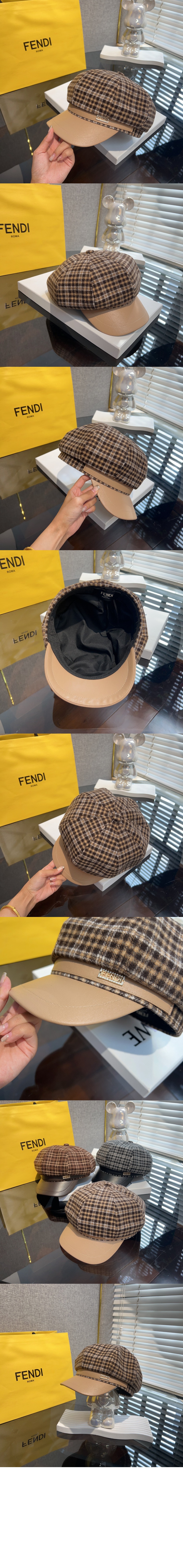 팔각 모자  FXQ579 > 펜디