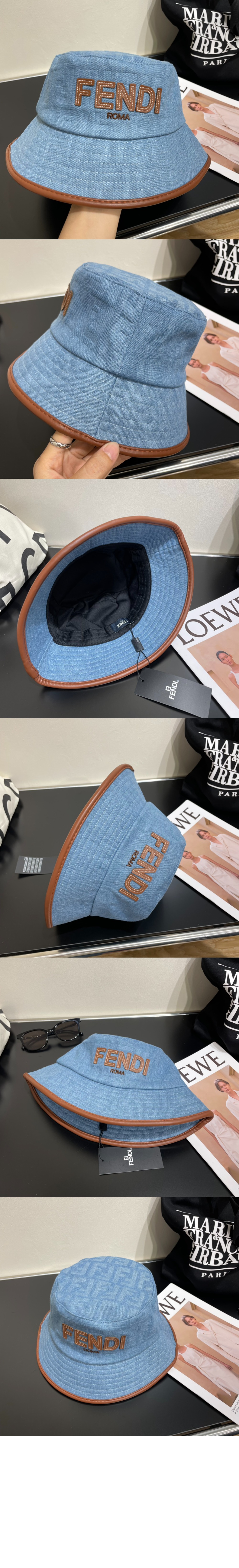 데님 벙거지 FXQ963 > 펜디