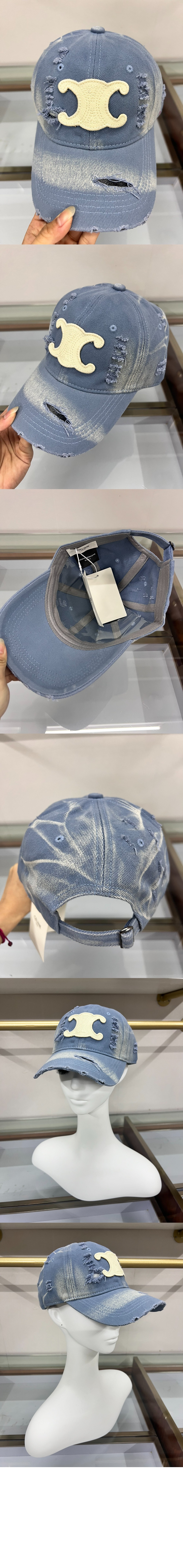 데님 베이스볼 캡 2A5621 > 셀린느