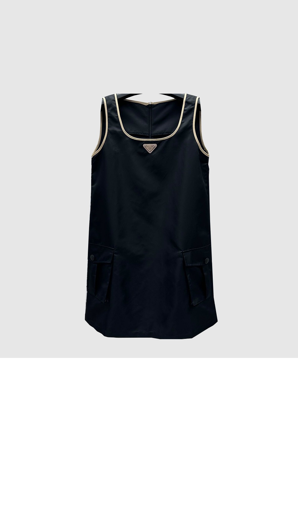 플라워 프린트 원피스 > 프라다