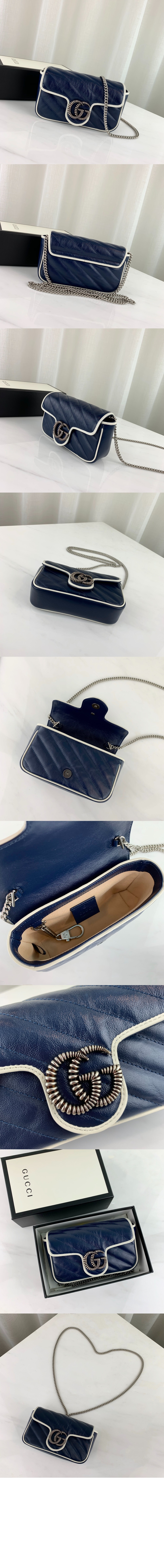 GG 마몽 수퍼 미니백 574969 > GG Marmont - GG 마몽