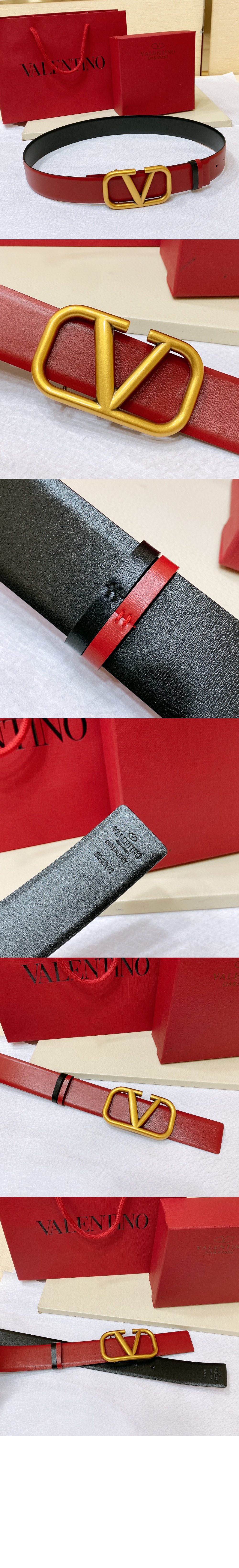 브이로고 리버서블 벨트 > 발렌티노