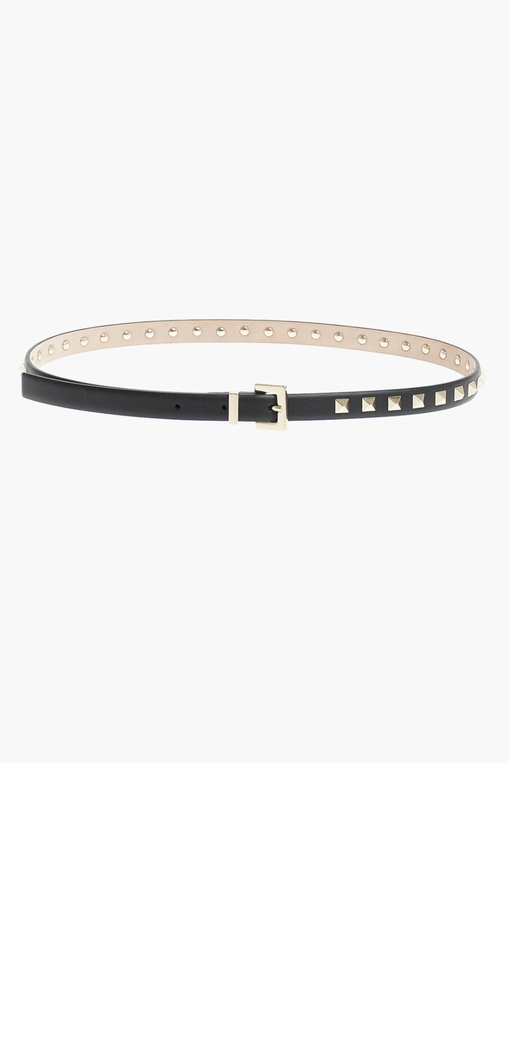 가죽 스터드 벨트 > 발렌티노