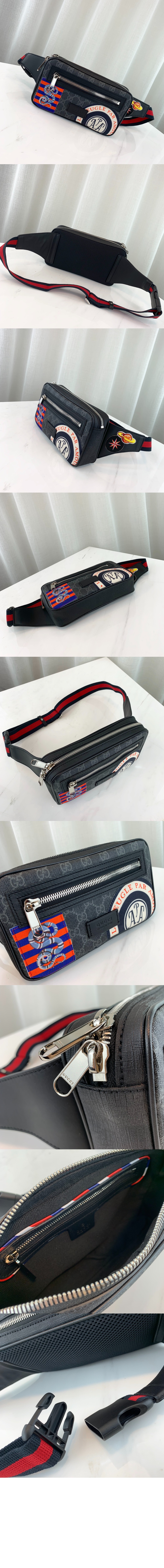 GG 수프림 벨트백 474293 > GG Belt Bag - GG 벨트백