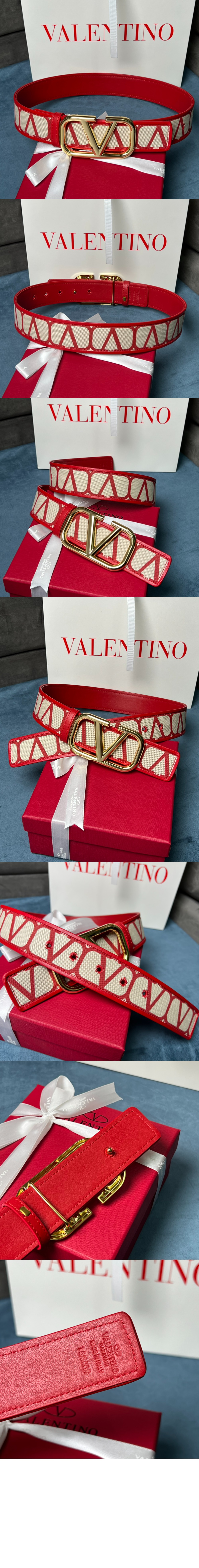 V 로고 벨트 > 발렌티노