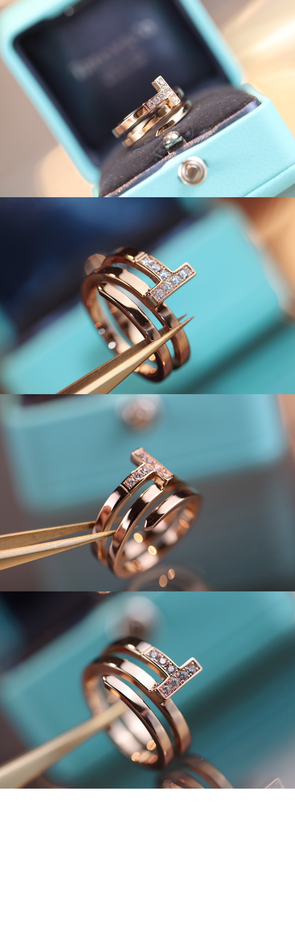 로즈 골드 큐빅 반지 > Etc - 기타제품