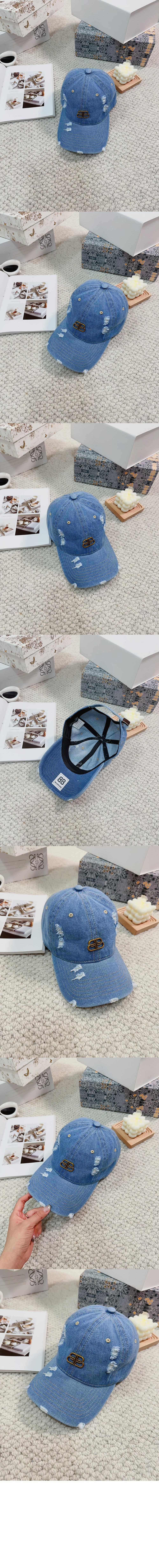 데님 베이스볼 캡 569835 > 발렌시아가