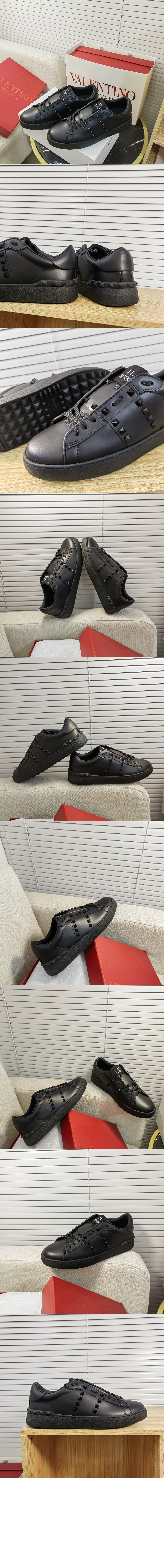 송아지 가죽 락스터드 언타이틀드 스니커즈 TY2S09 > Rockstud - 락스터드