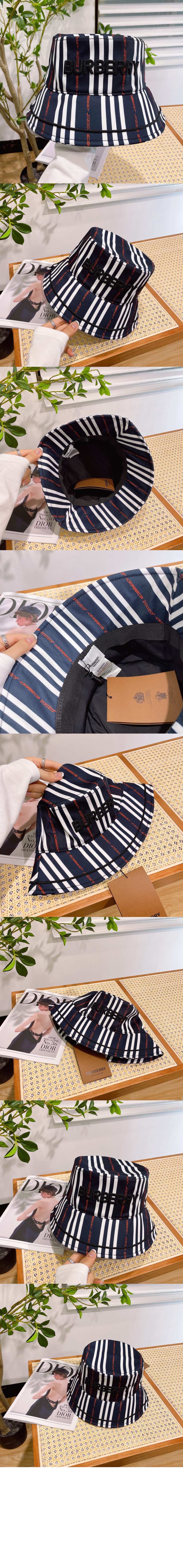 빈티지 체크 버킷햇 8045231 > 버버리