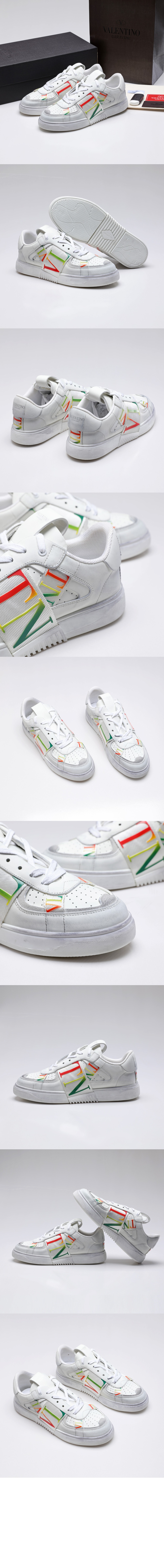 VLTN 로우탑 카프스킨 스니커즈 VY2S0C > VLTN - VLTN