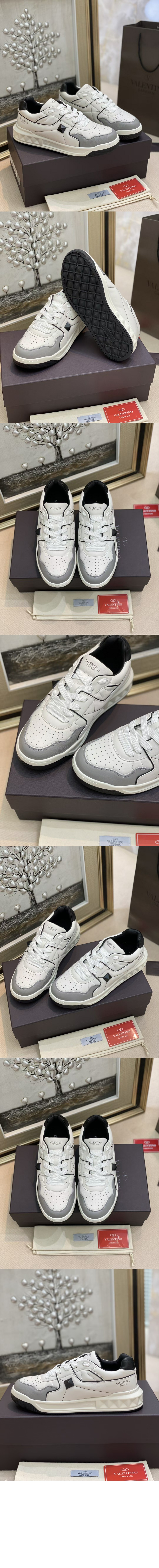 나파 가죽 원 스터드 로우탑 스니커즈 WY2SOE > One Stud - 원 스터드