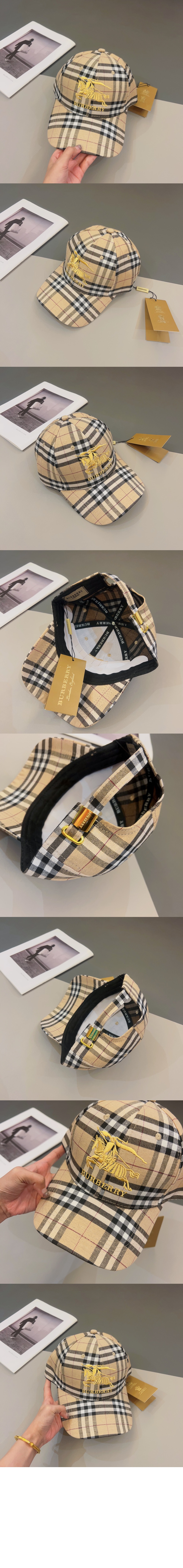 빈티지 체크 베이스볼 캡 8048171 > 버버리