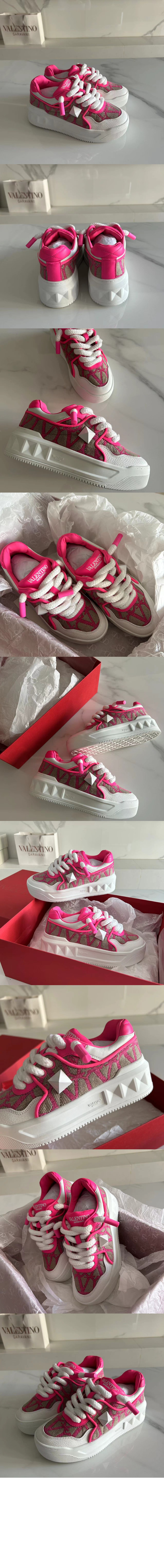 데님 이펙트 트왈 이코노그라프 자카드 패브릭 원 스터드 XL 로우탑 스니커즈 3W2SOF > One Stud - 원 스터드