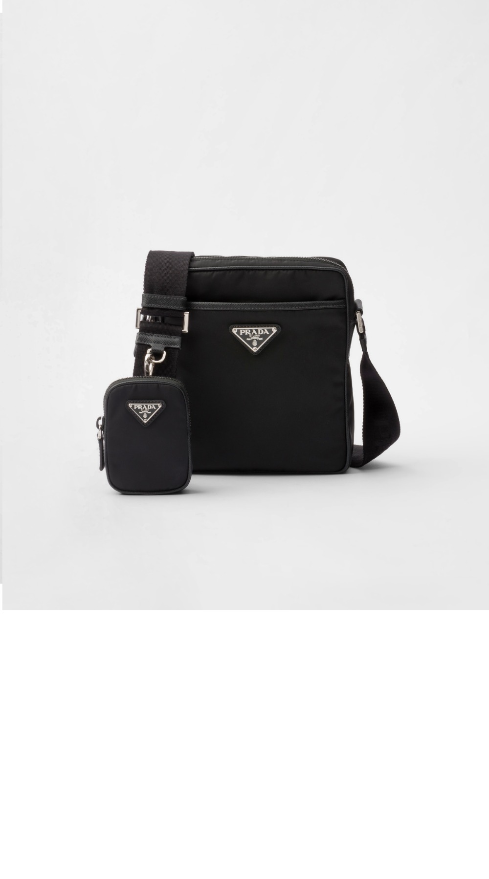 리나일론 및 사피아노 숄더백 2VH112 > Re-Nylon - 레나일론