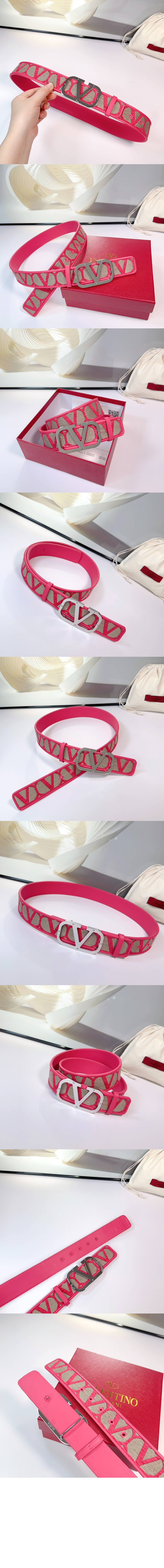 V 로고 벨트 > 발렌티노