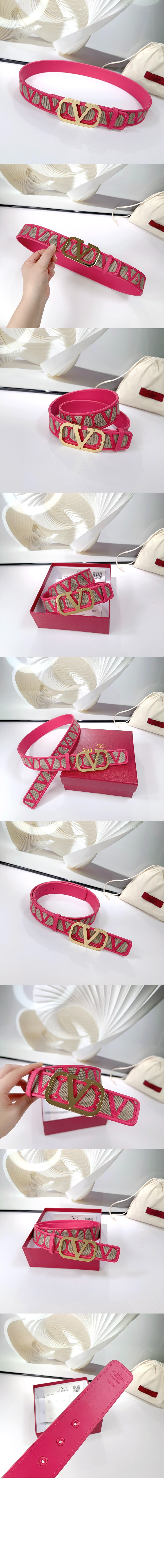 V 로고 벨트 > 발렌티노