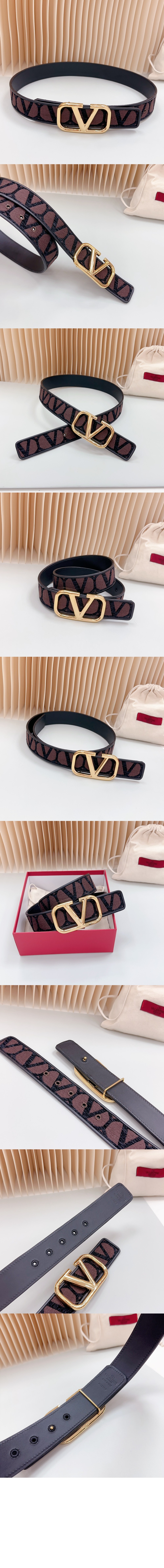 V 로고 벨트 > 발렌티노