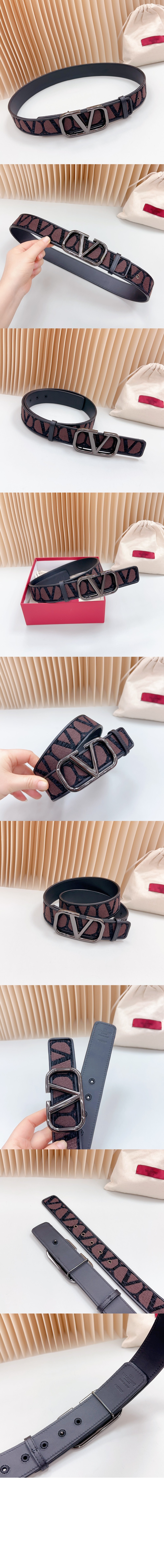 V 로고 벨트 > 발렌티노