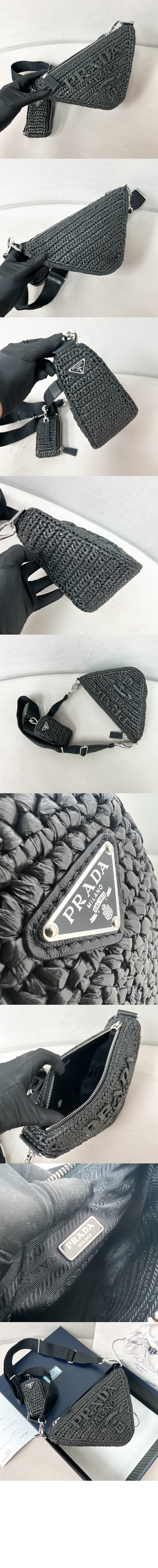 트라이앵글백 1BH190 > Raffia Crochet - 라피아크로셰