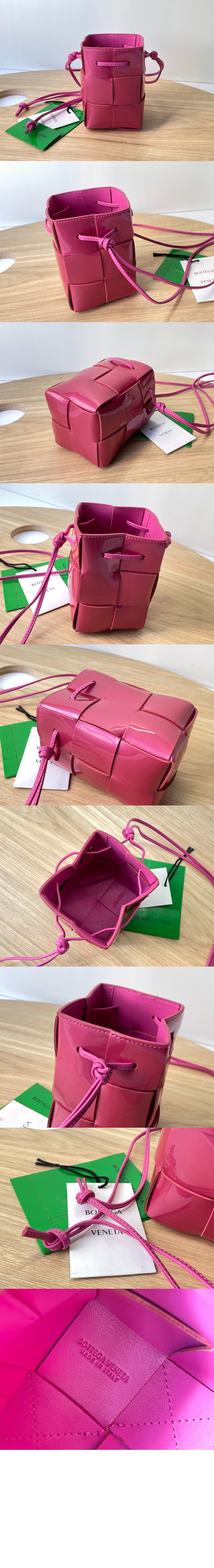 카세트 미니 크로스바디 버킷백 680217 > Cassette - 카세트