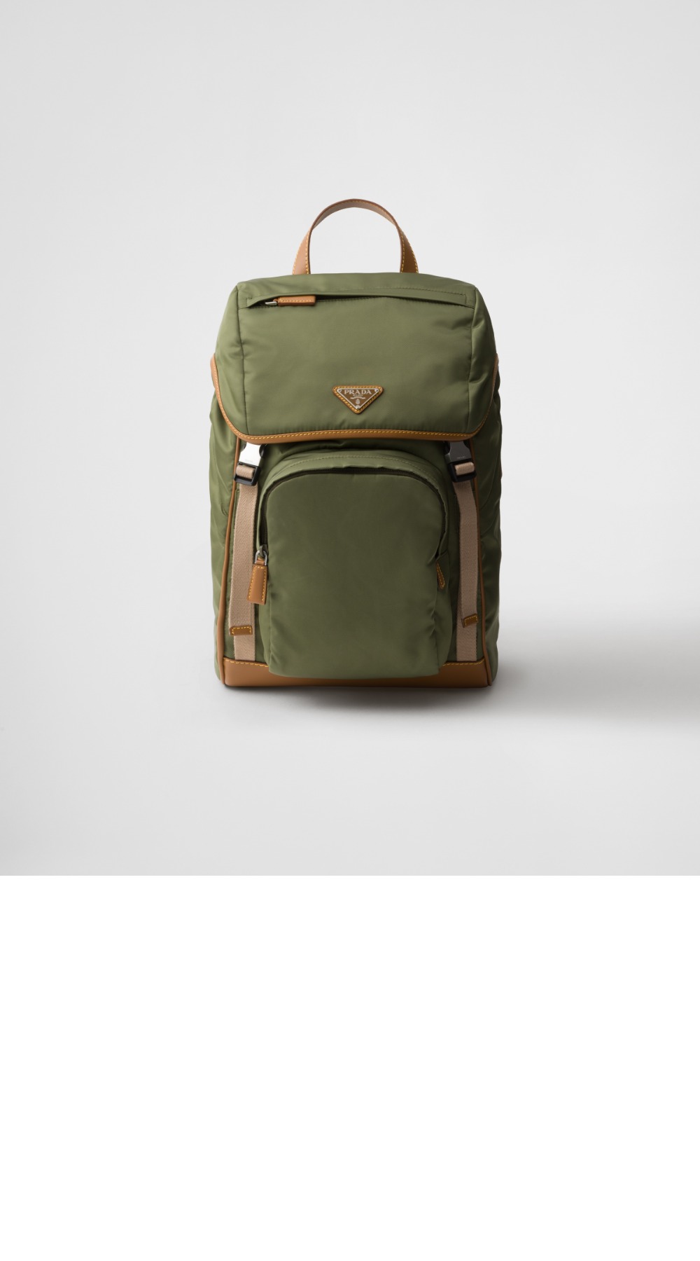 리나일론 및 가죽 백팩 2VZ135 > Backpack - 백팩