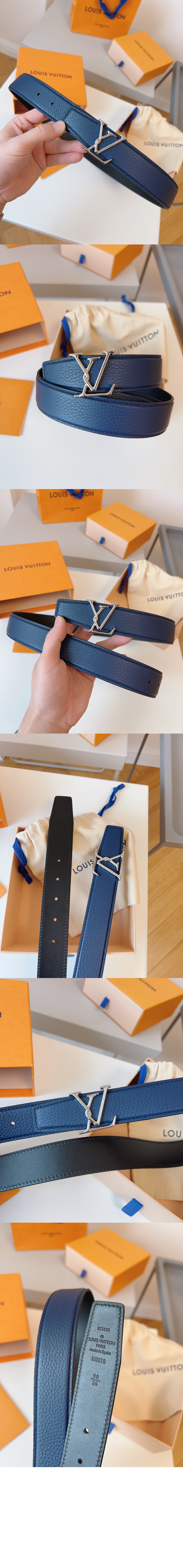 양면 컬러 포인트 벨트 M0678T > 루이비통