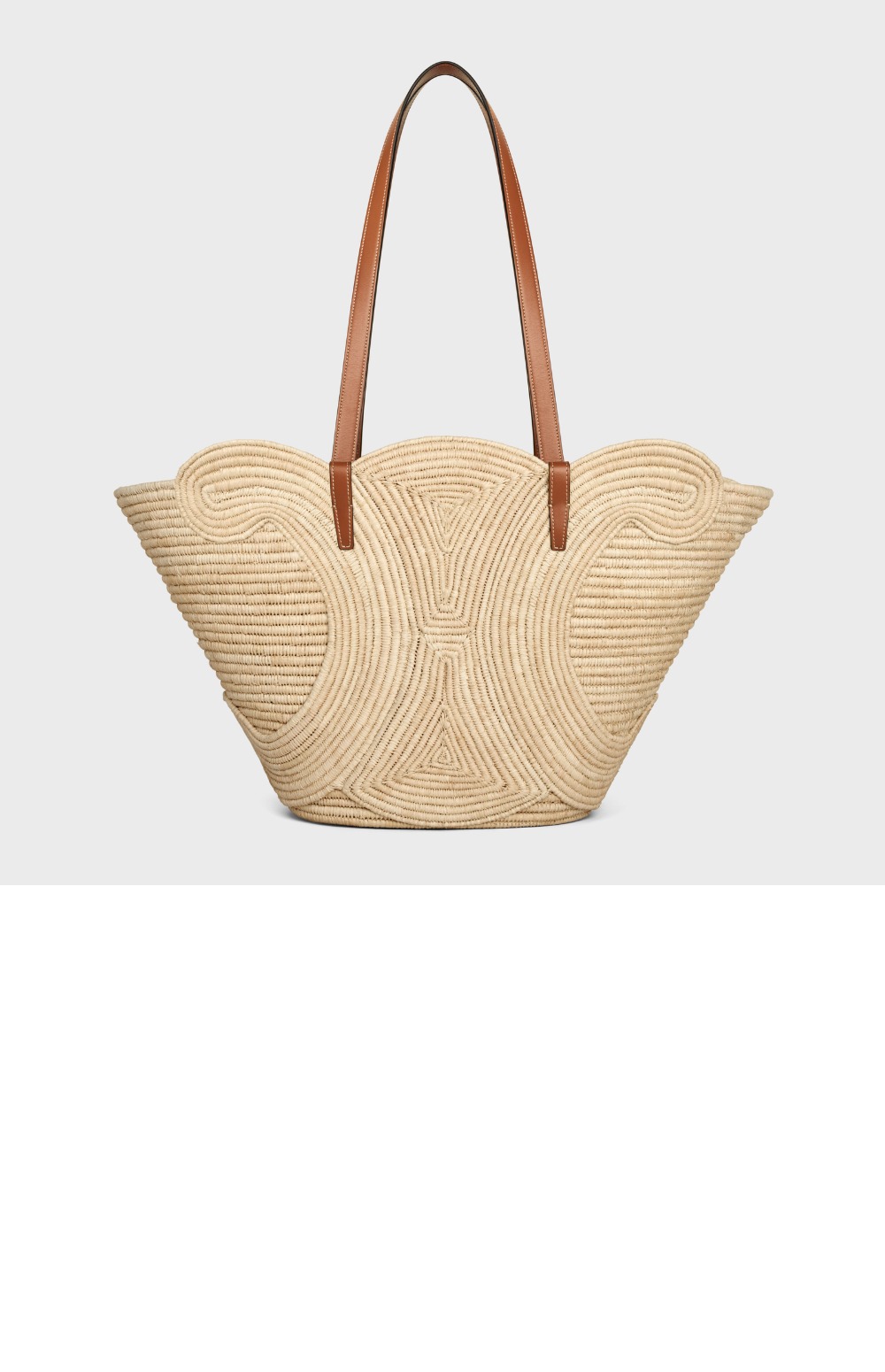 트리오페 미듐 라피아 버킷백 116982 > Triomphe - 트리오페