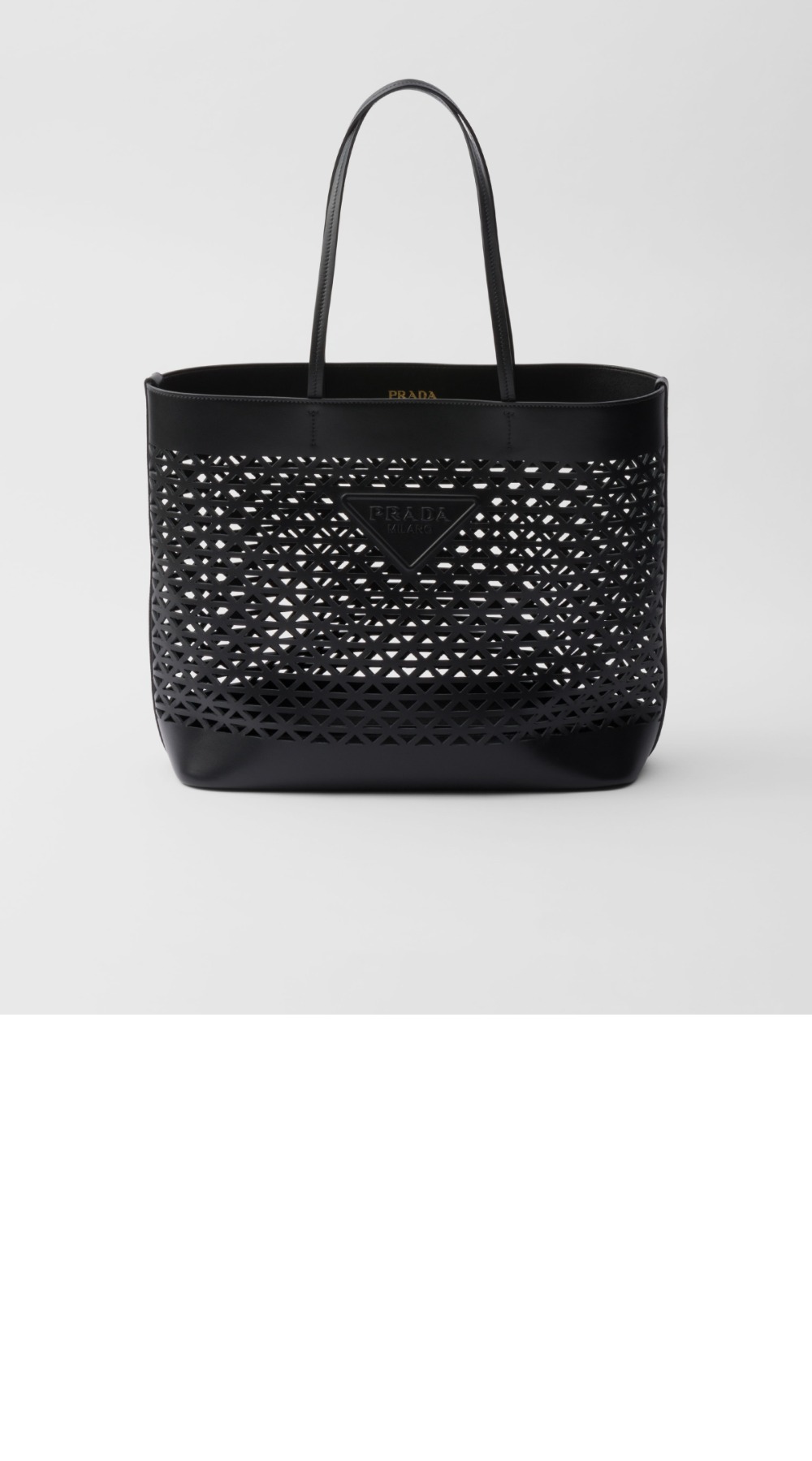 라지 가죽 토트백 1BG503 > Raffia Crochet - 라피아크로셰