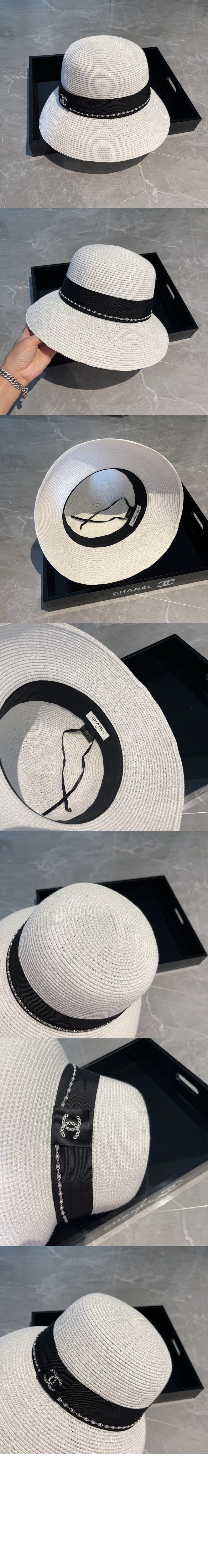 밀짚모자 버킷햇 AA2543 > 샤넬