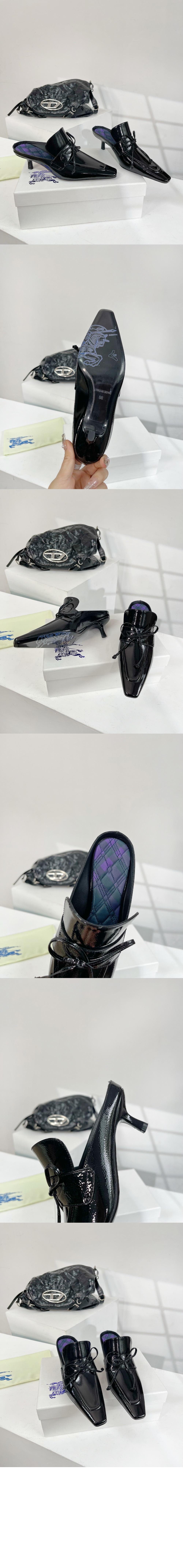 레더 스톰 뮬 80780091 > High Heels - 하이힐