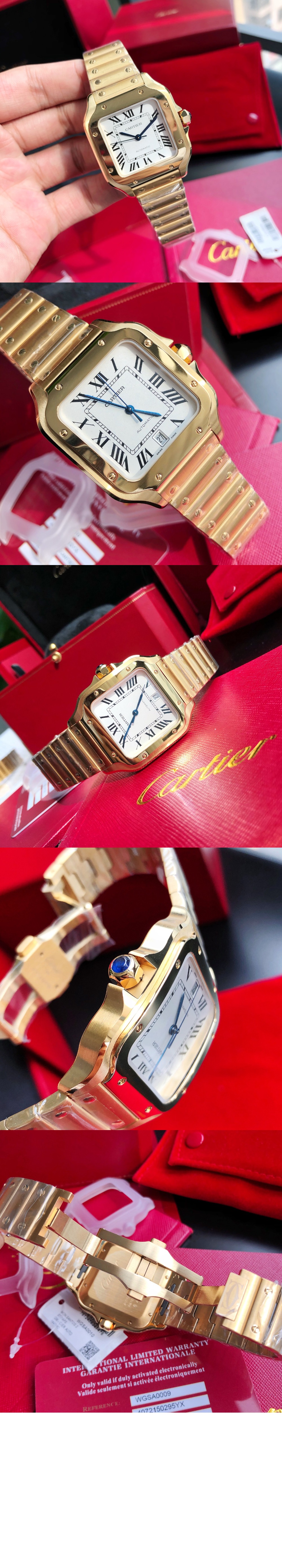 산토스 드 까르띠에 워치 35 WGSA0030 > Santos - 산토스