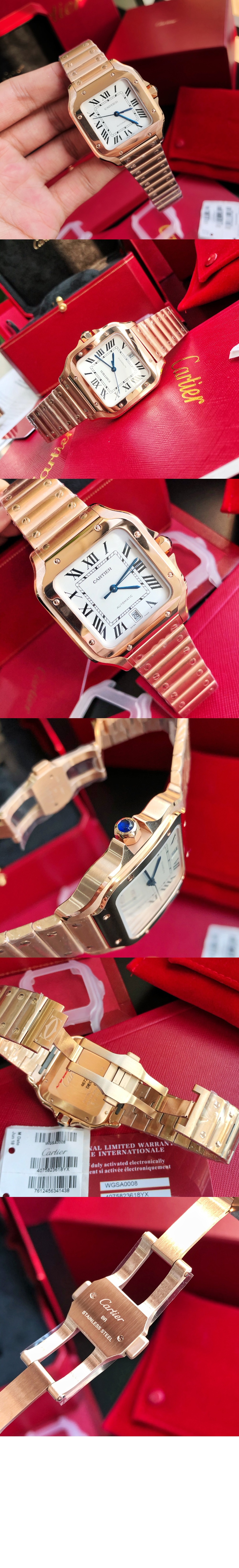 산토스 드 까르띠에 워치 35 WGSA0031 > Santos - 산토스