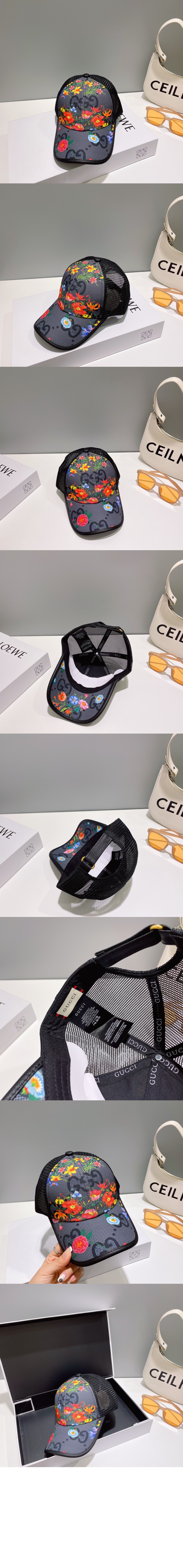 베이스볼 캡 419848 > 구찌