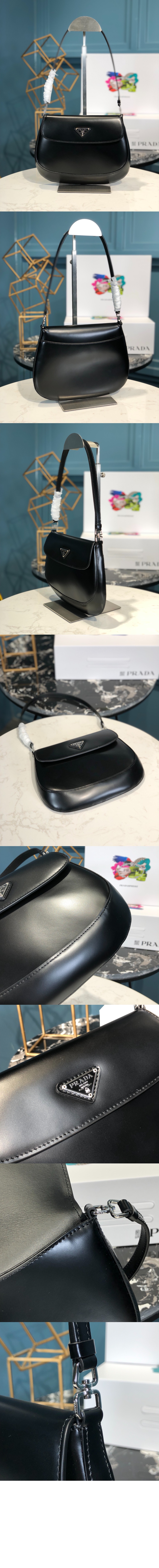 광택 가죽 플랩 숄더백 1BD311 > Cleo - 클레오