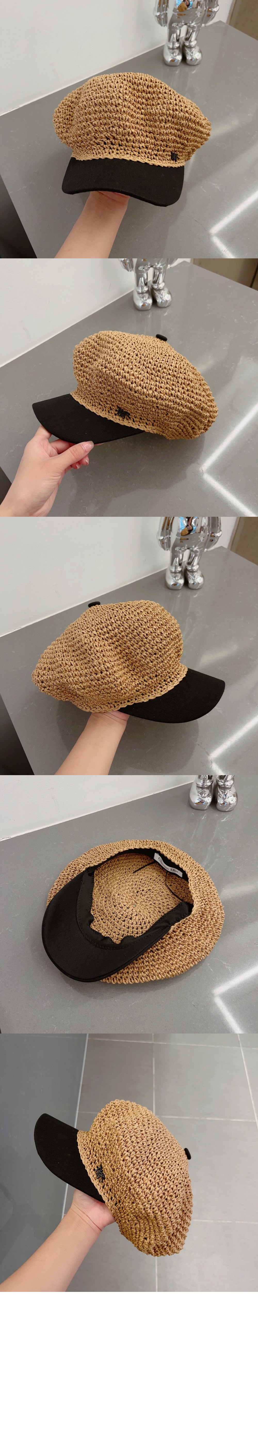 팔각 모자 8BT3U > 디올