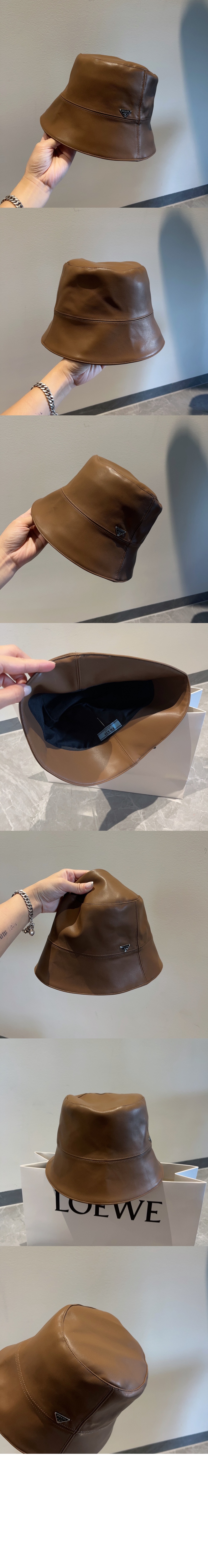 가죽 버킷햇 2HC482 > 프라다