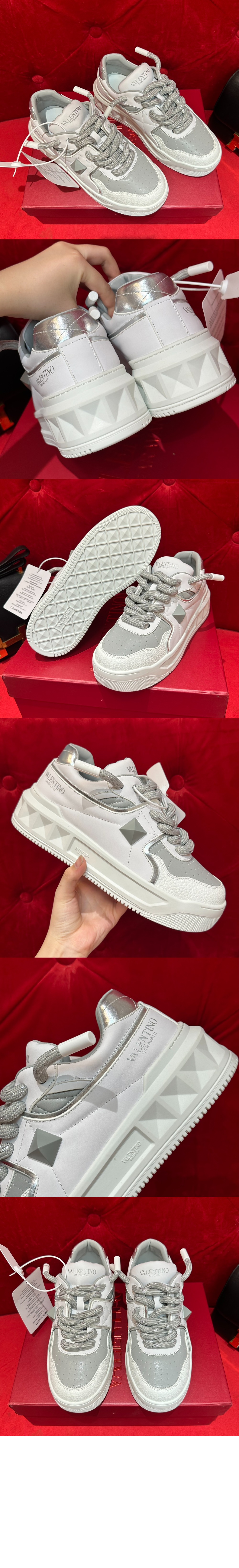 가죽 로우탑 원 스터드 XL 스니커즈 2Y2S0G > One Stud - 원 스터드