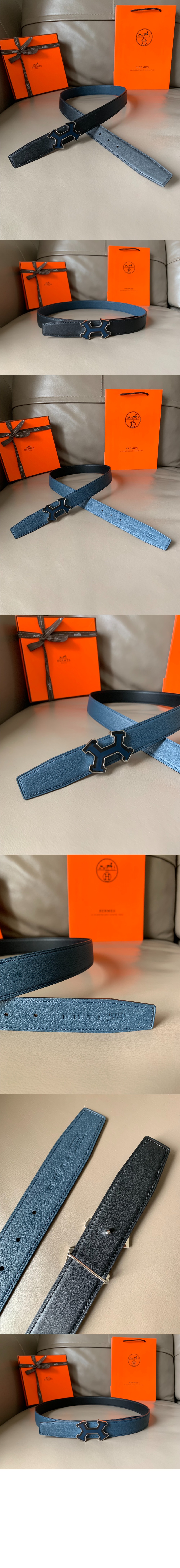 부클레 H 리버서블 벨트 > 에르메스