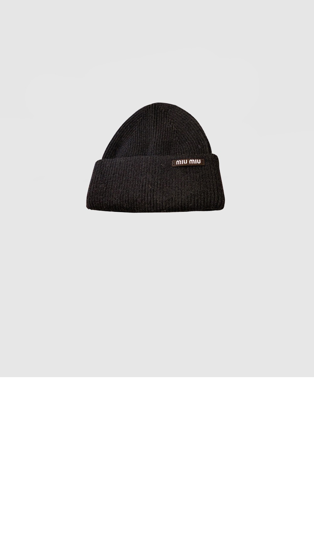 니트 비니 5HC671 > 미우미우