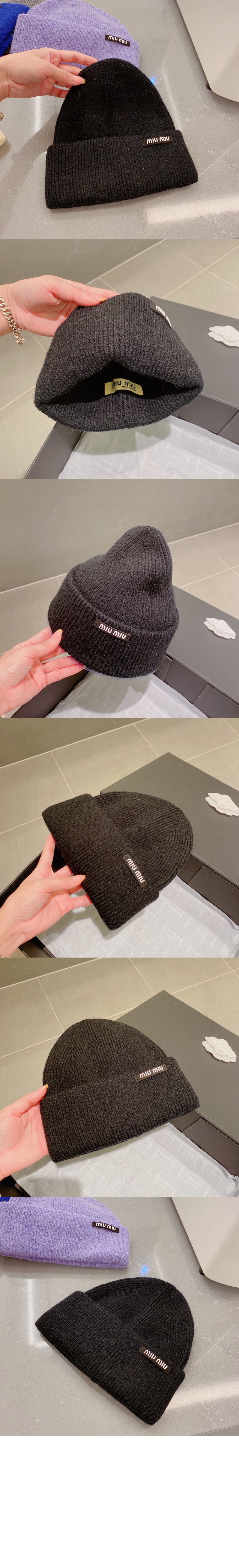 니트 비니 5HC671 > 미우미우