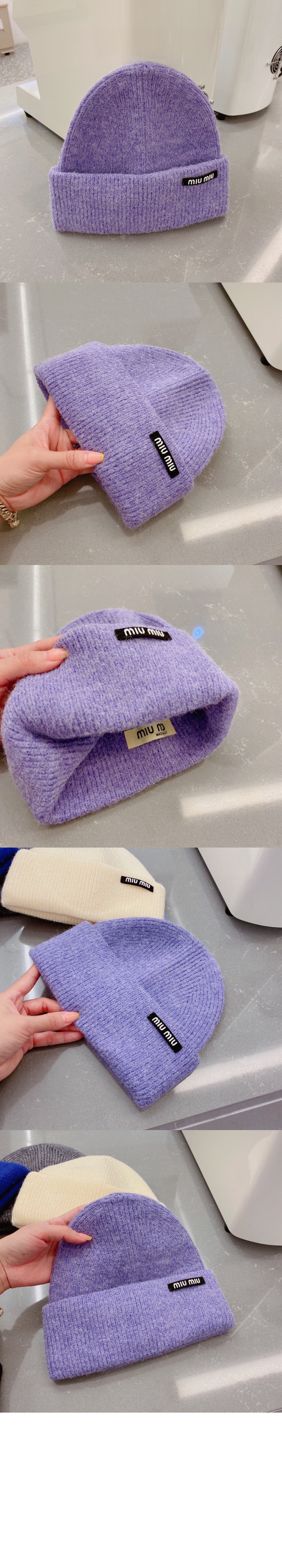 니트 비니 5HC671 > 미우미우